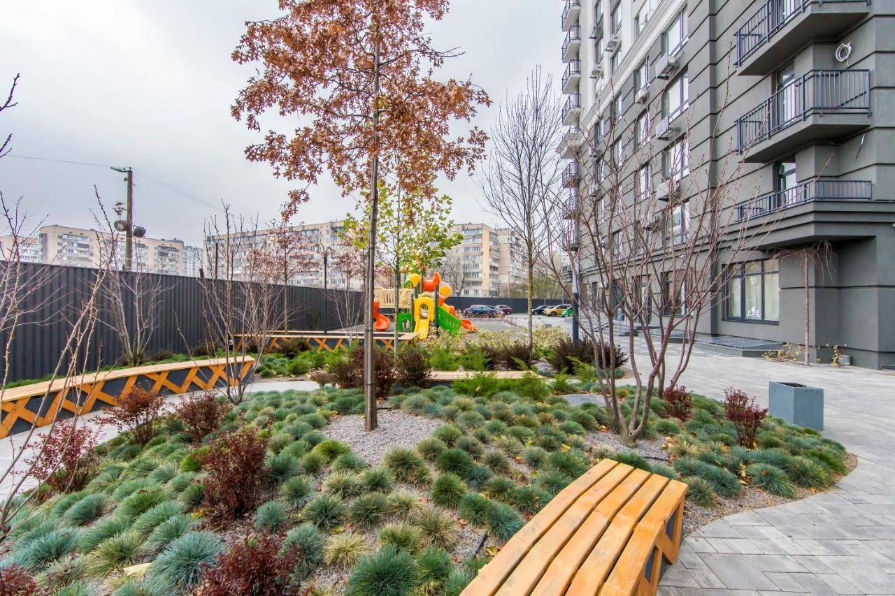 Стильные Апартаменты,Метро Вырлица,Метро Харьковская Kiew Exterior foto